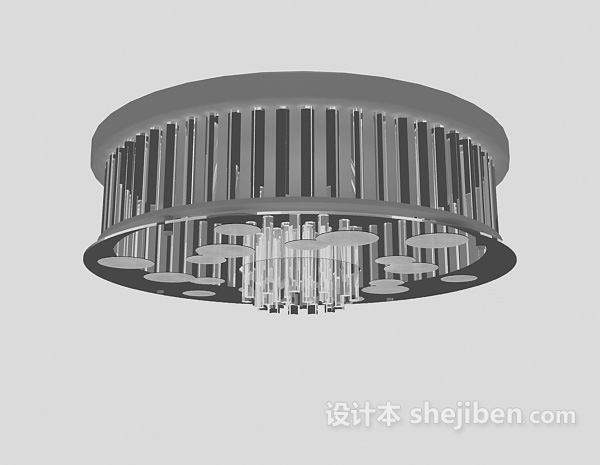吸顶灯3d模型下载