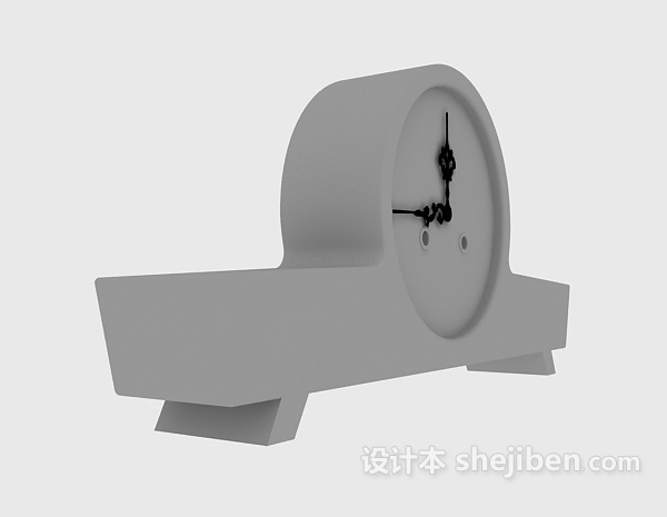 装饰钟3d模型下载