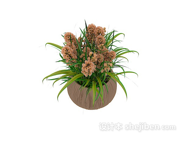 室内装饰盆景 3d模型下载