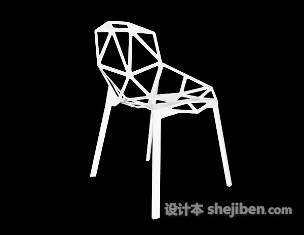 现代休闲椅子3d模型下载