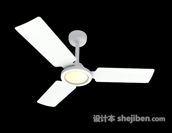 吊扇灯3d模型下载