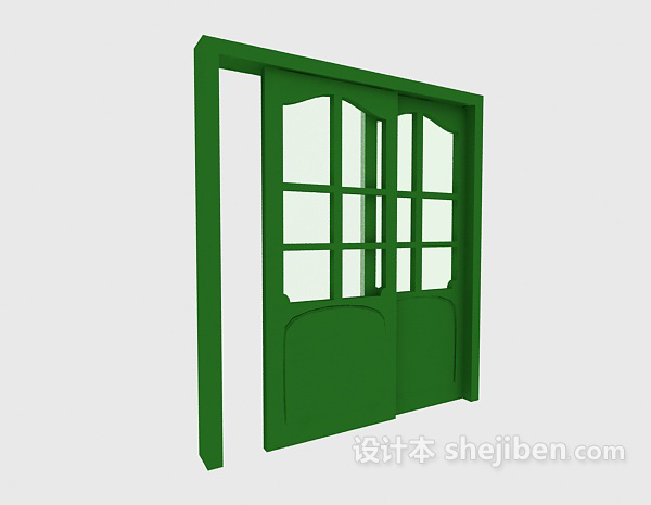 新卫生间门3d模型下载