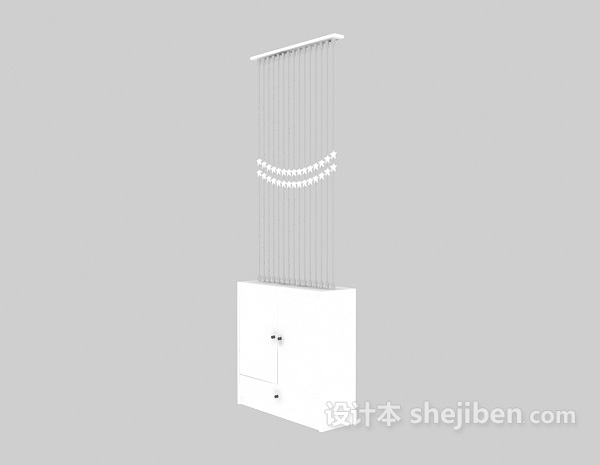 鞋柜3d模型下载