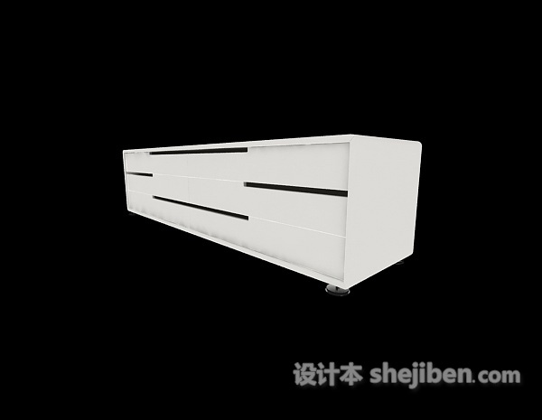 电视柜3d模型下载