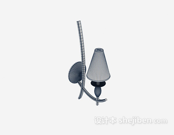 现代风格壁灯3d模型下载