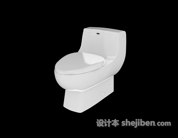 坐便器3d模型下载