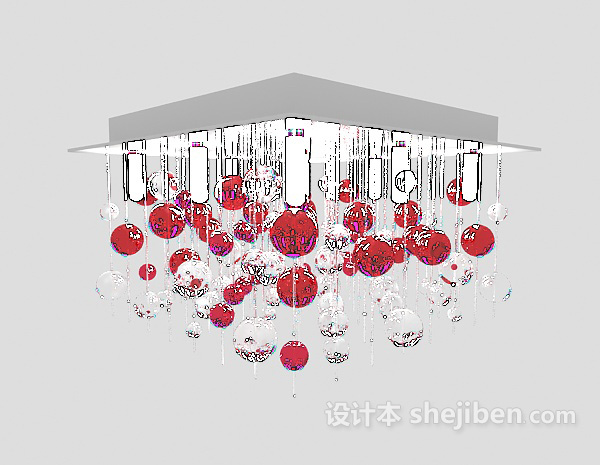 吸顶灯3d模型下载