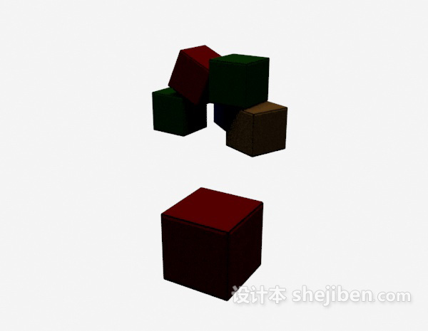 幼儿园-公园设施3d模型下载