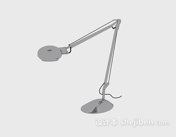 台灯3d模型下载
