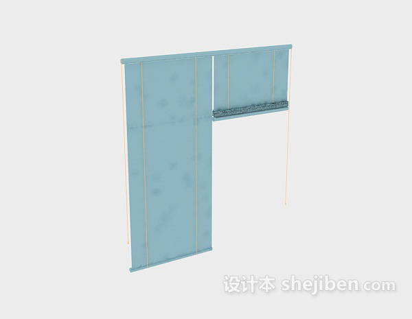 百叶3d模型下载