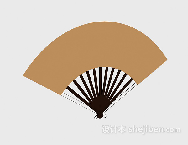 扇形 挂饰 3d模型下载