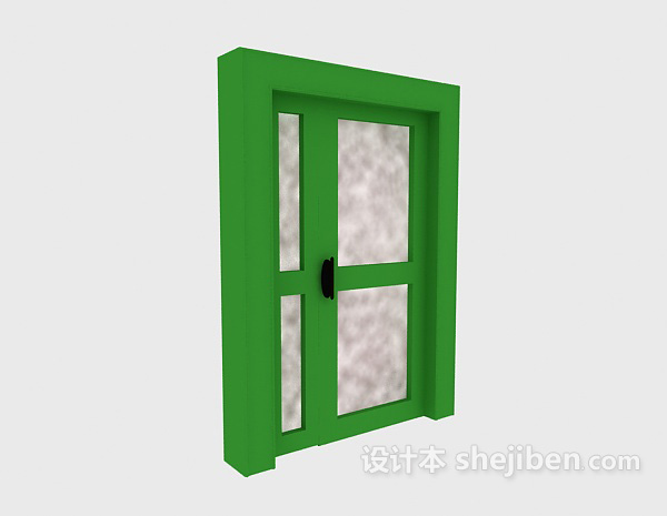 客厅隔断门3d模型下载