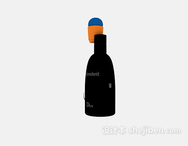 香水化妆品3d模型下载