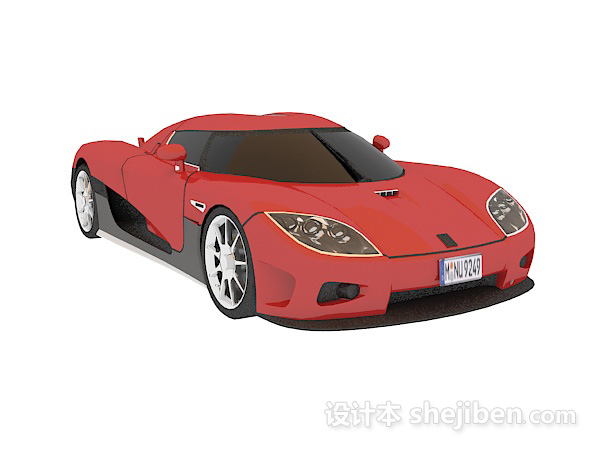 炫酷汽车3d模型下载