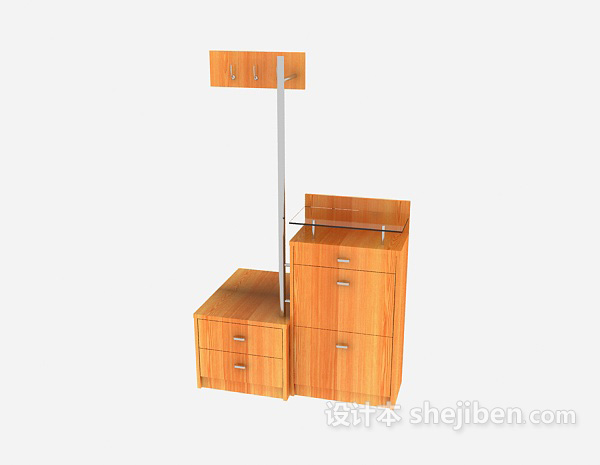 鞋柜3d模型下载