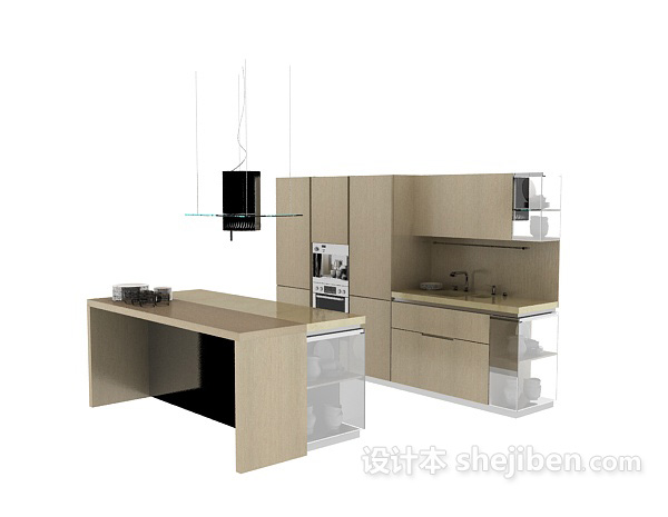 橱柜3d模型下载