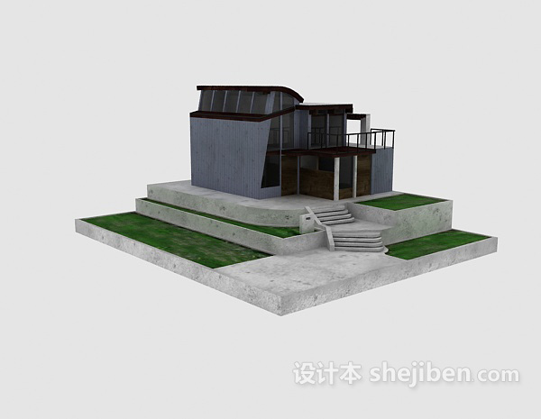 别墅3d模型下载