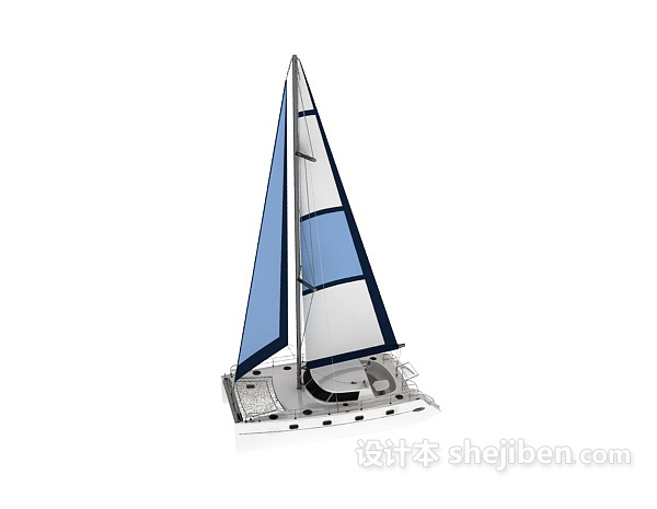 免费帆船3d模型下载
