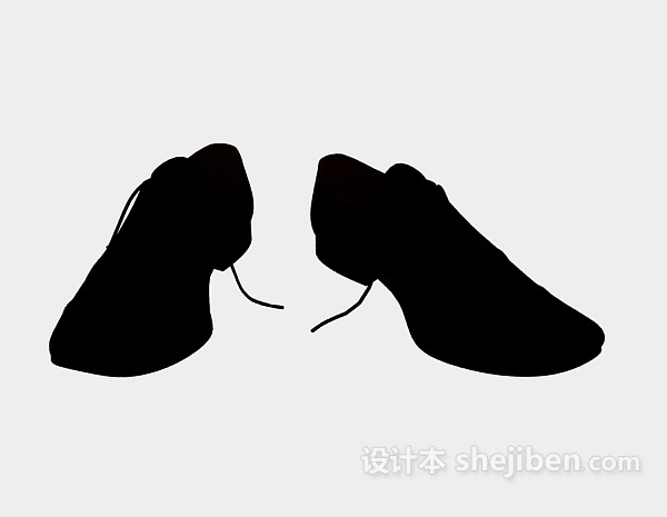 皮鞋3d模型下载