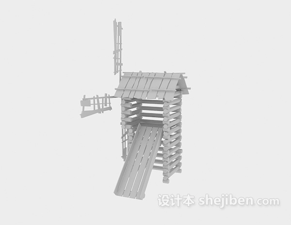 风车3d模型下载