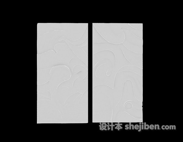 雕塑3d模型下载