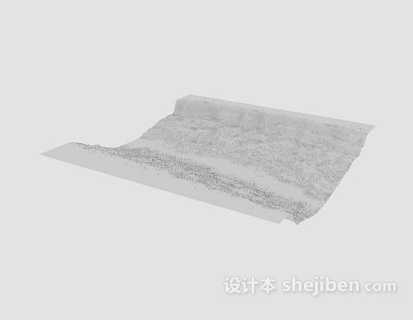 山体游戏场景3d模型下载