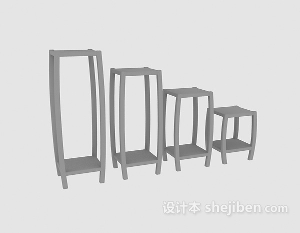 花架3d模型下载