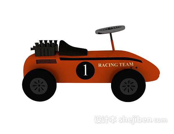 儿童玩具车 3d模型下载