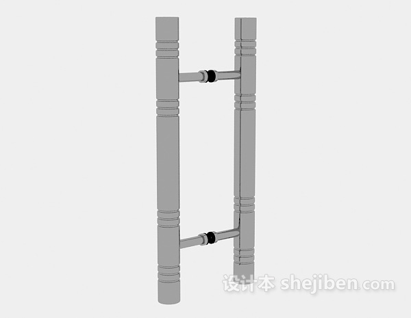 玻璃门把手3d模型下载
