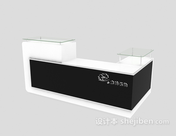 商场收银台3d模型下载