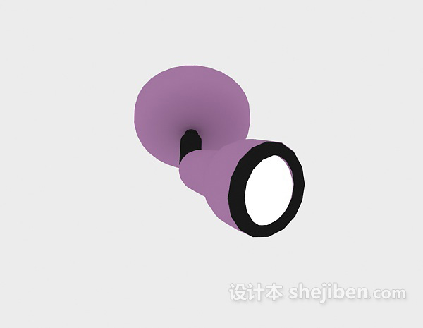 轨道射灯3d模型下载