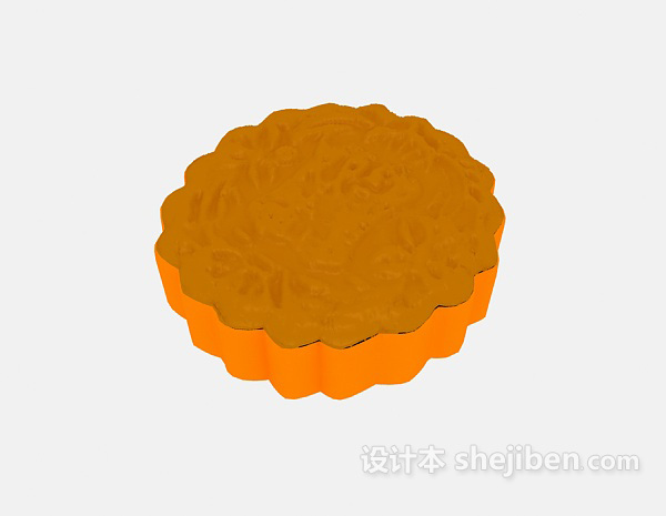 月饼美食3d模型下载