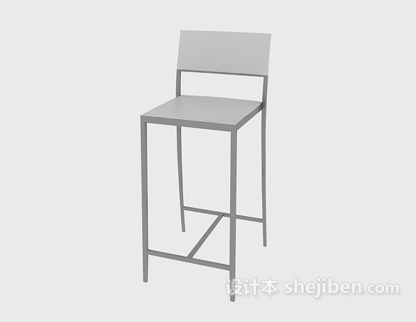 吧台椅3d模型下载
