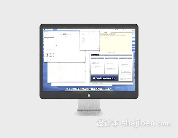 液晶显示器3d模型下载