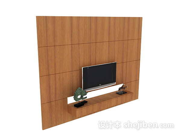 电视柜3d模型下载