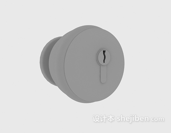 柜子拉手3d模型下载
