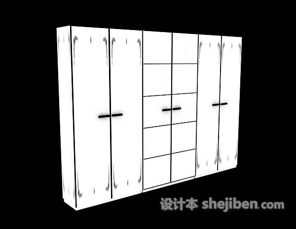 衣柜3d模型下载
