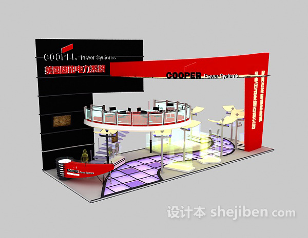 展示厅3d模型下载