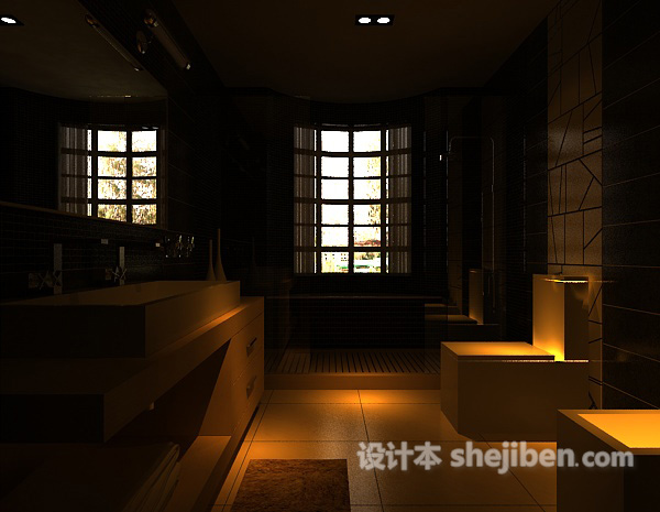 卫生间3d模型下载