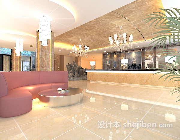 主题餐厅3d模型下载