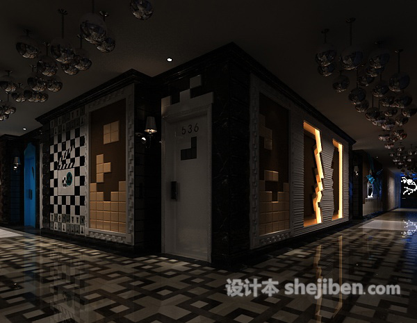 大型商场3d模型下载