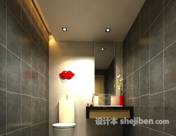 卫生间3d模型下载