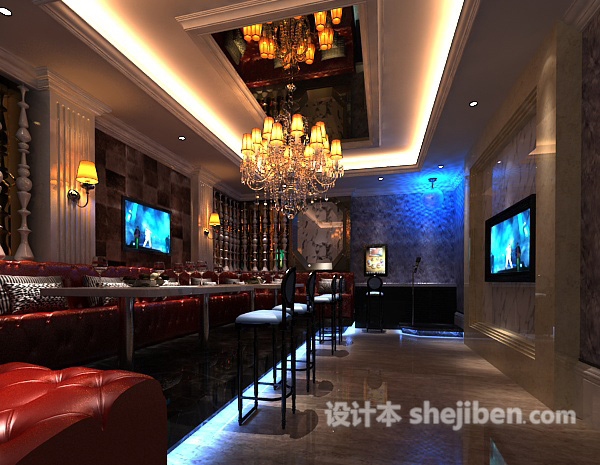 会议厅3d模型下载