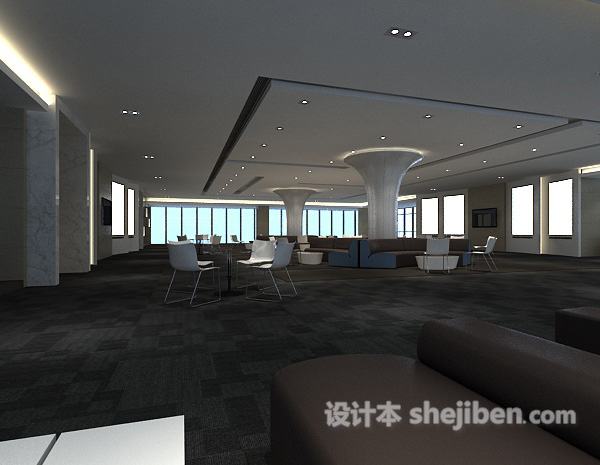 休闲会所3d模型下载