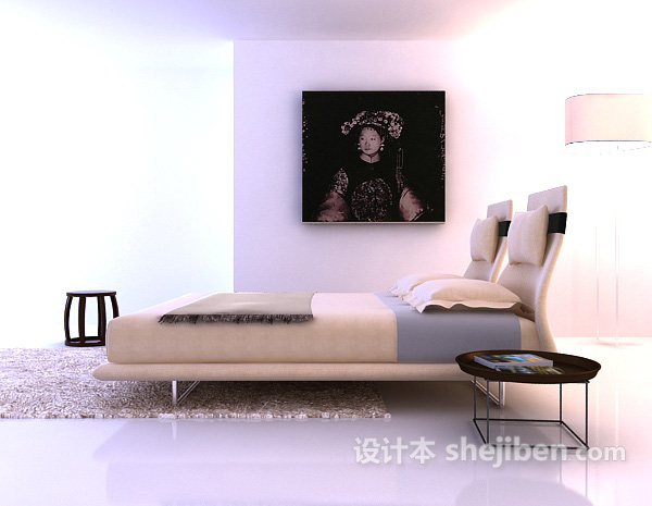 床3d模型下载
