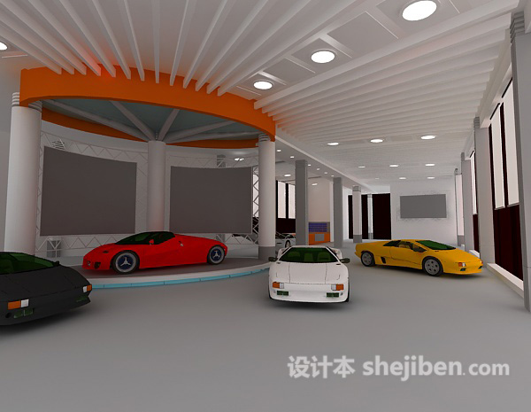 会展展厅设计3d模型下载