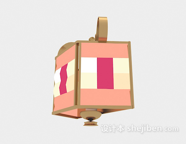 欧式精致壁灯3d模型下载