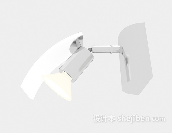 简约实用壁灯3d模型下载