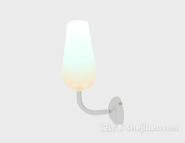 清新简约风格壁灯3d模型下载