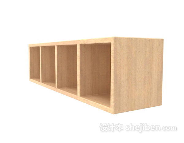 现代办公柜3d模型下载